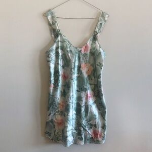 3/$12 Vintage Belle Soirée Pastel Floral Slip Dress Nightgown